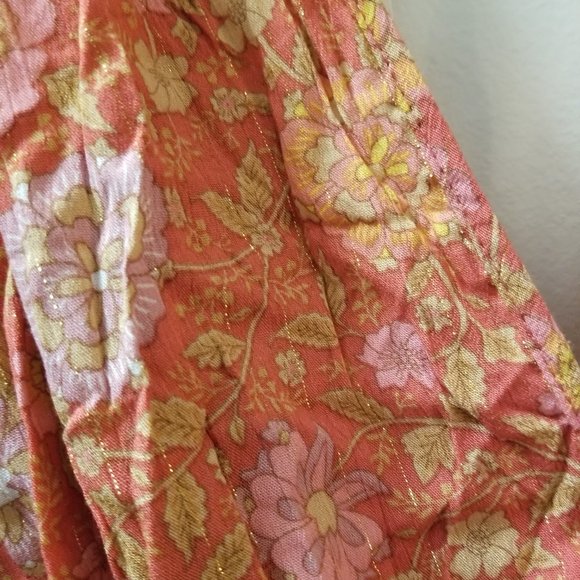 Rachel And Zoe Rushed Bottom V neck, tie back top.New - Picture 3 of 9